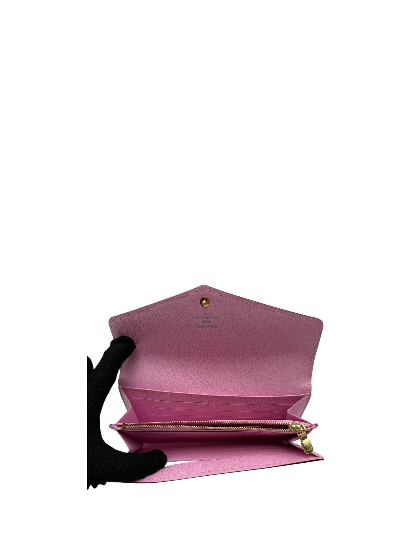 LOUIS VUITTON SARAH WHITE MULITCOLOR CANVAS WALLET