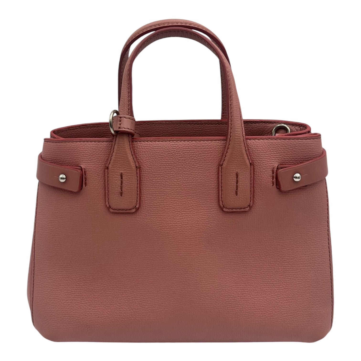 BURBERRY SMALL BANNER LEATHER TOTE
