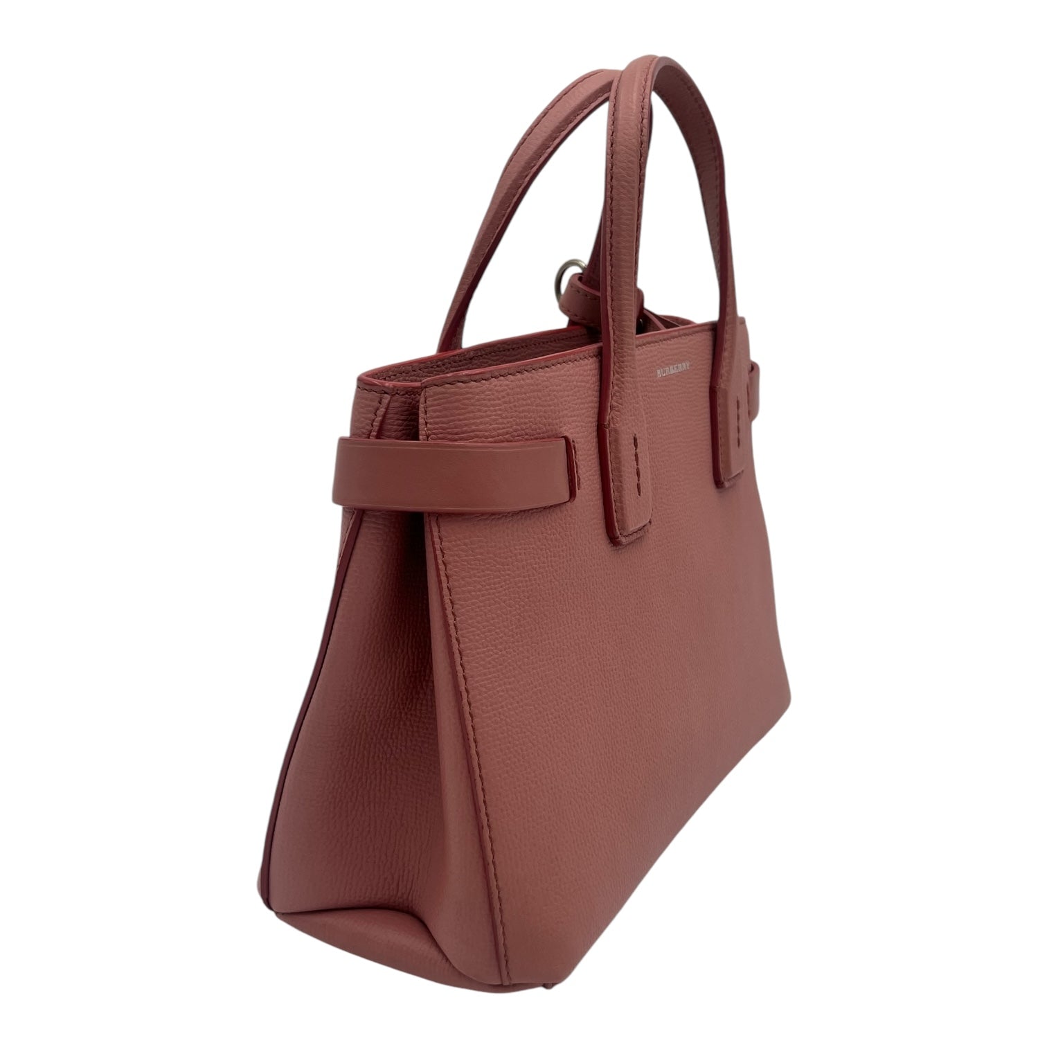 BURBERRY SMALL BANNER LEATHER TOTE