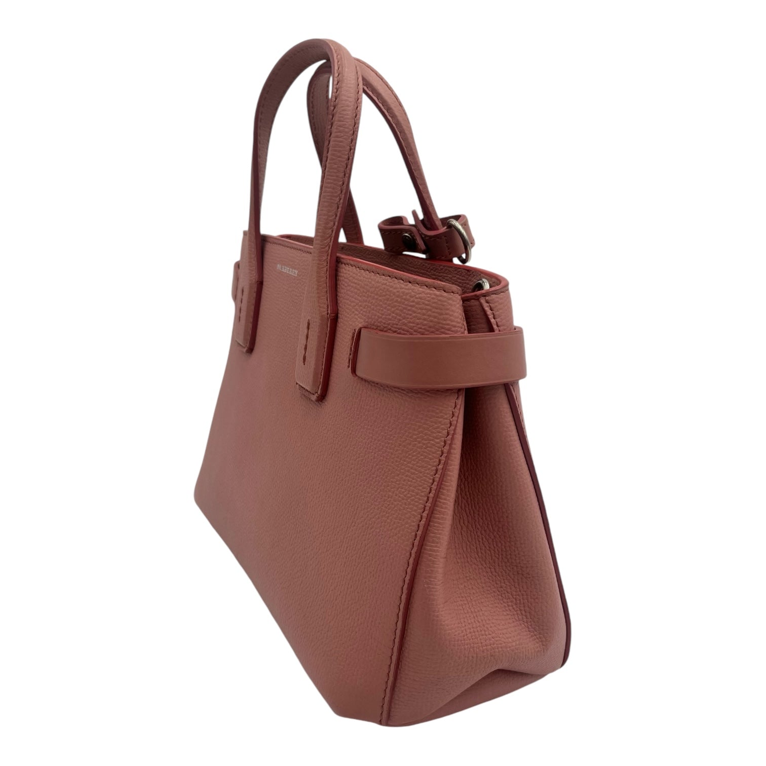 BURBERRY SMALL BANNER LEATHER TOTE