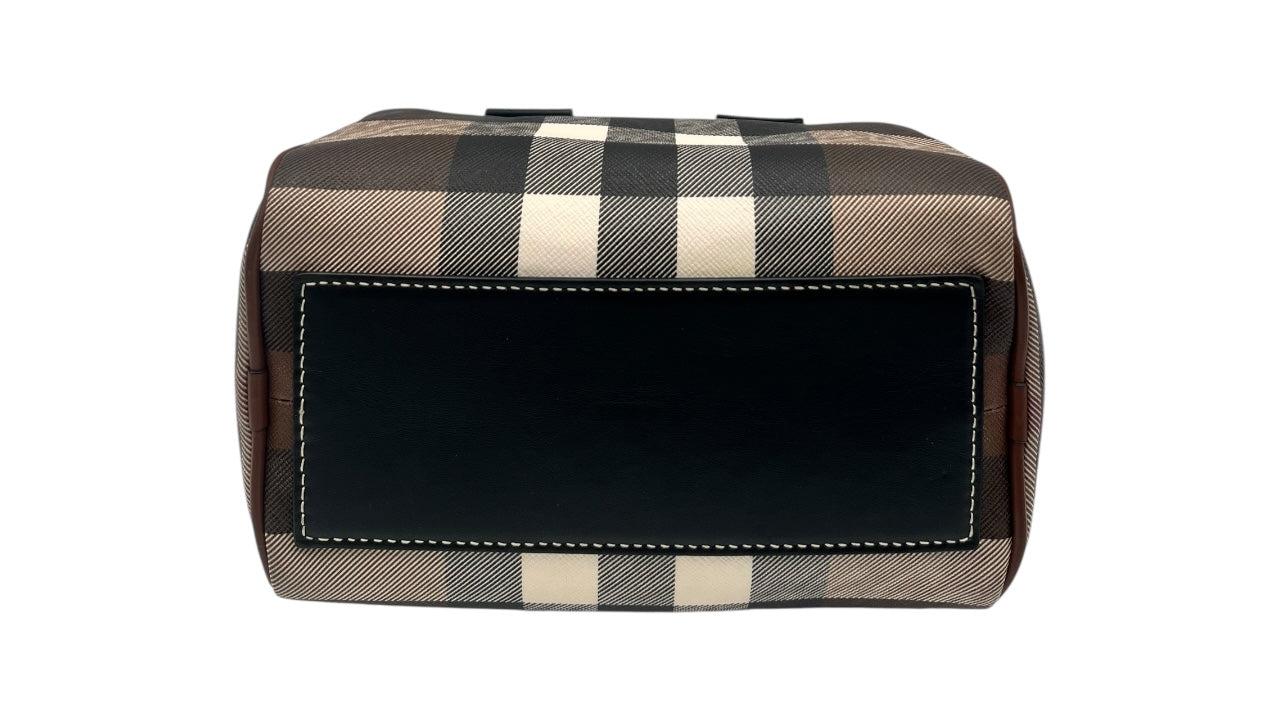 BURBERRY MINI CHECK BOWLING BAG