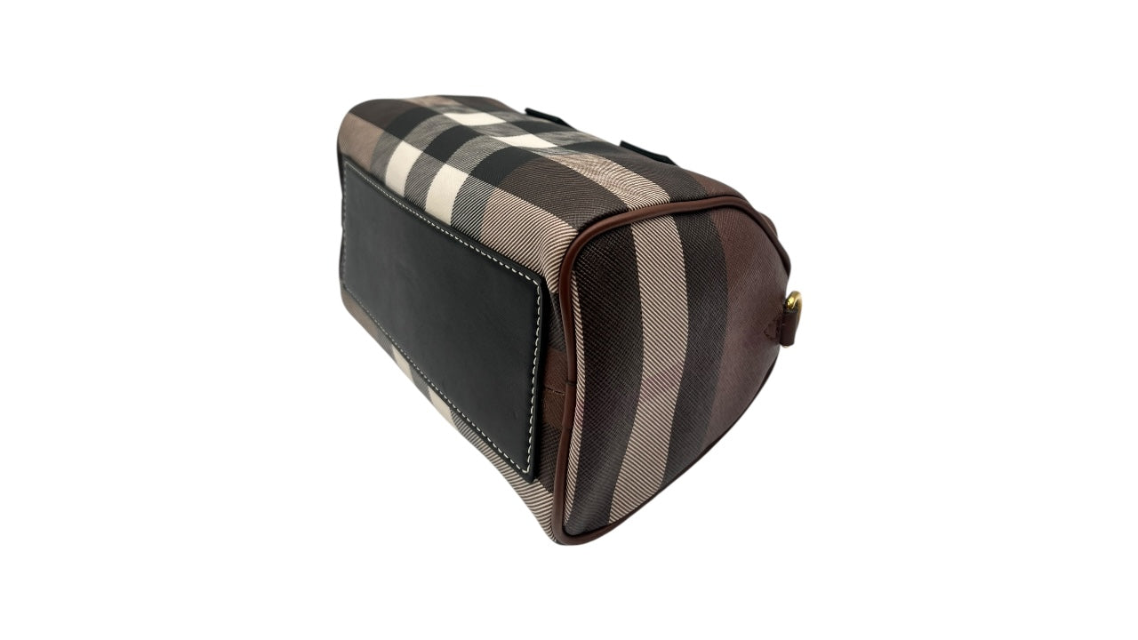 BURBERRY MINI CHECK BOWLING BAG