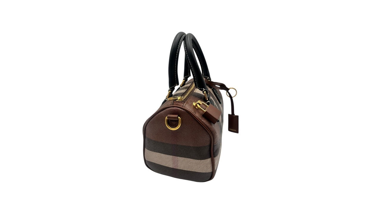BURBERRY MINI CHECK BOWLING BAG