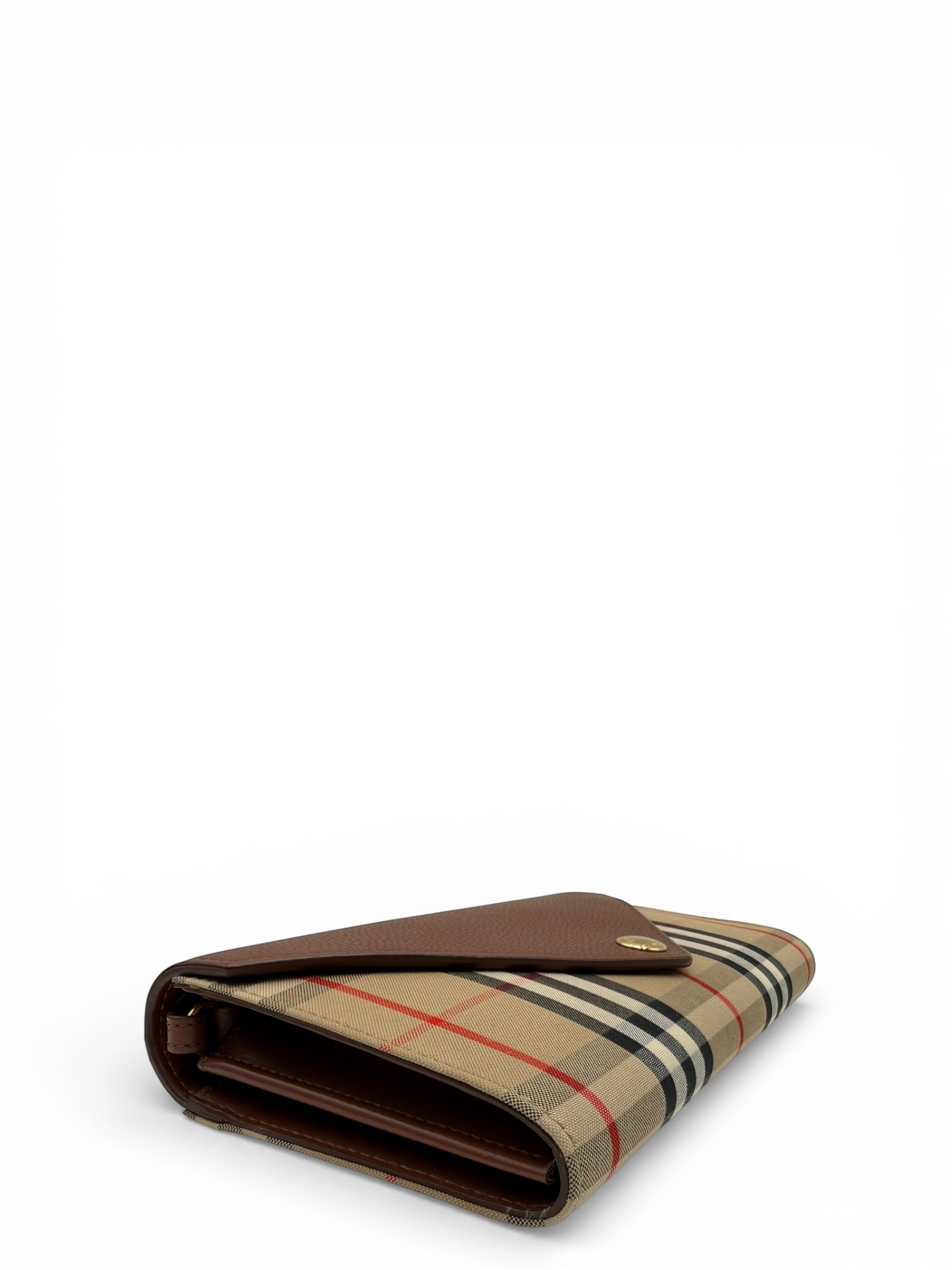 BURBERRY HANNAH LEATHER HANDBAG