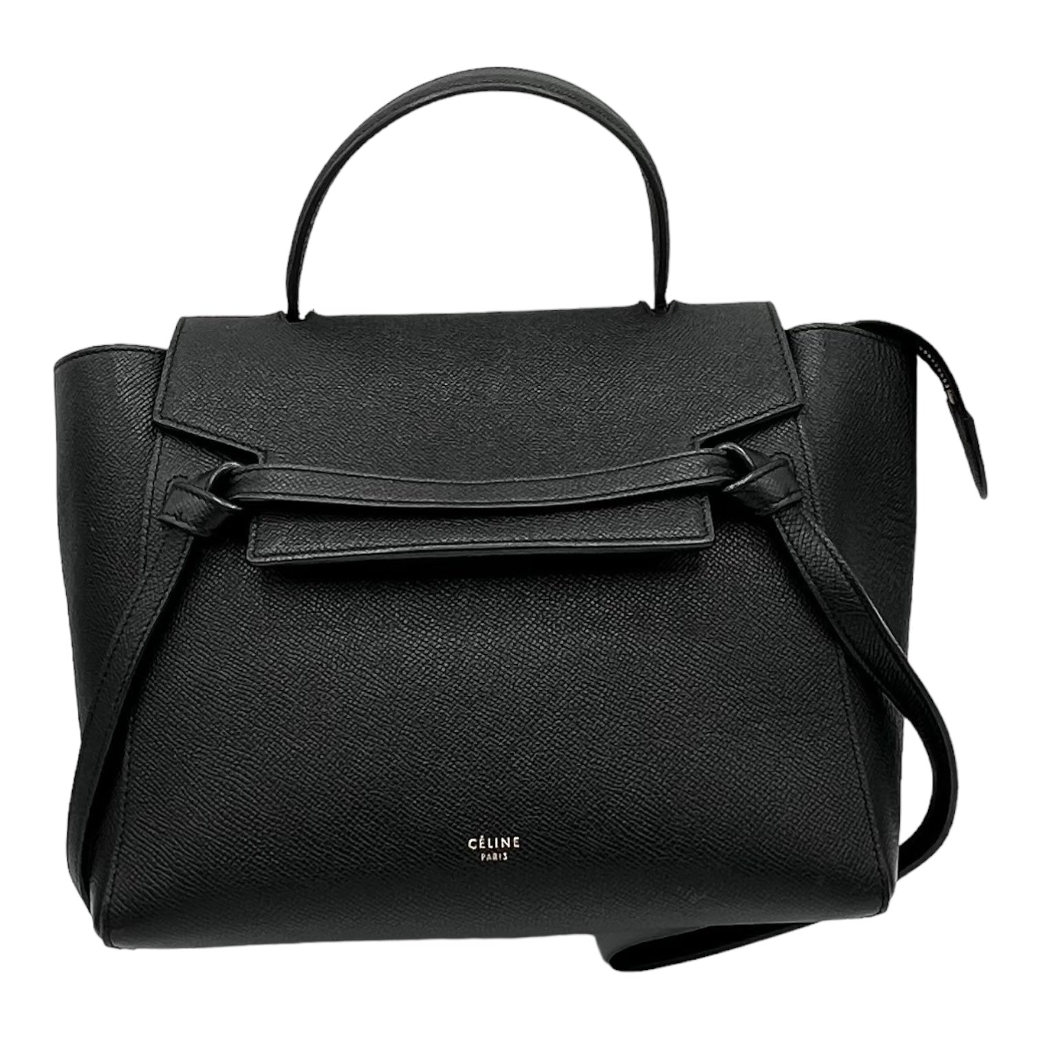 CELINE BELT BAG MICRO IN BLACK WITH GOLD HARDWARE