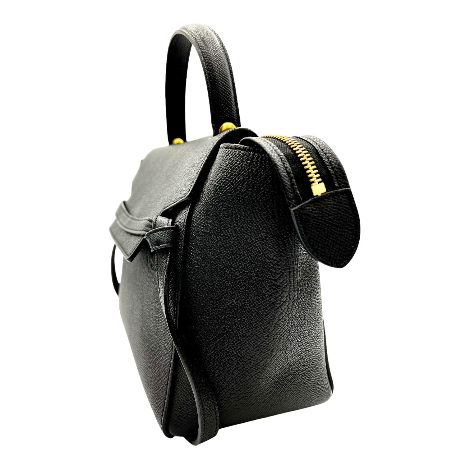 CELINE BELT BAG MICRO IN BLACK WITH GOLD HARDWARE