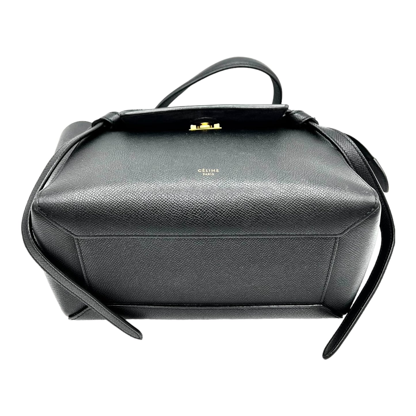 CELINE BELT BAG MICRO IN BLACK WITH GOLD HARDWARE