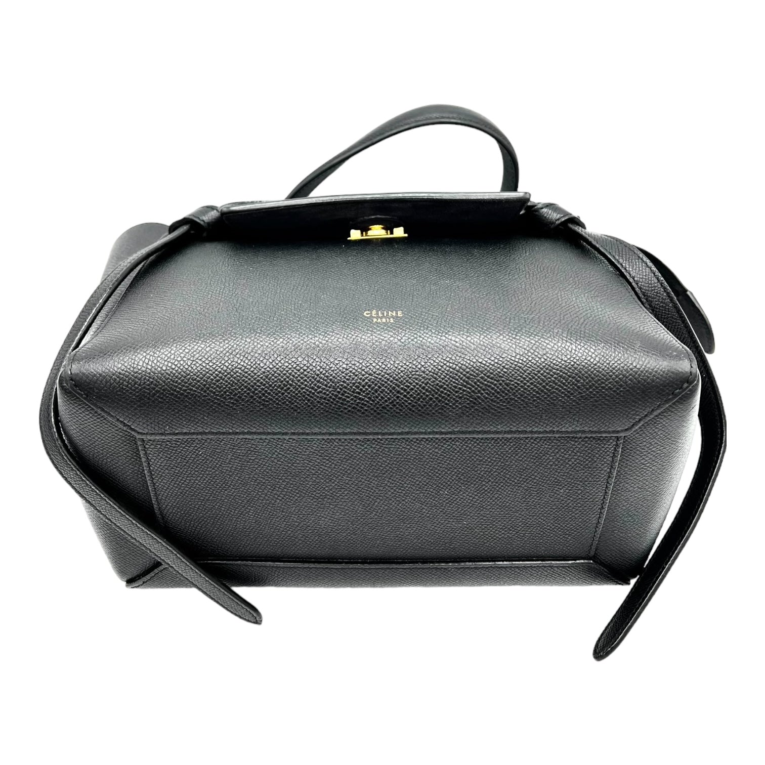 CELINE BELT BAG MICRO IN BLACK WITH GOLD HARDWARE