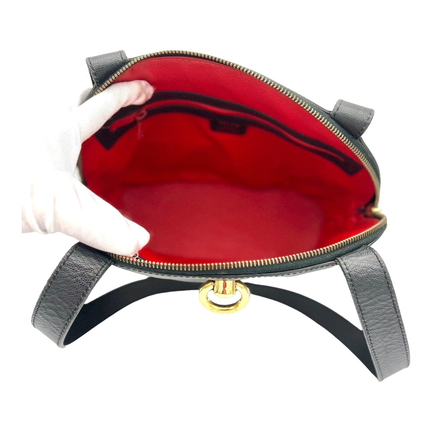 CELINE VINTIAGE HALF MOON SHOULDER BAG