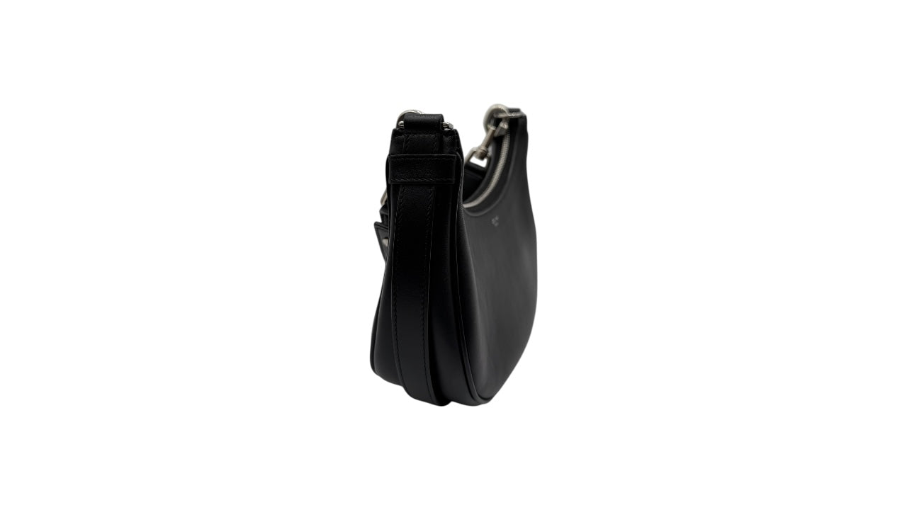 CELINE AVA LEATHER HANDBAG IN BLACK
