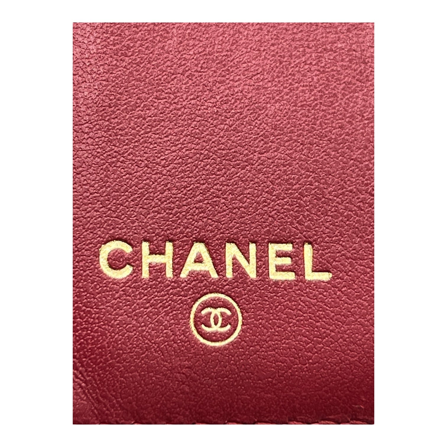 CHANEL CAVIAR QUILTED RED WALLET