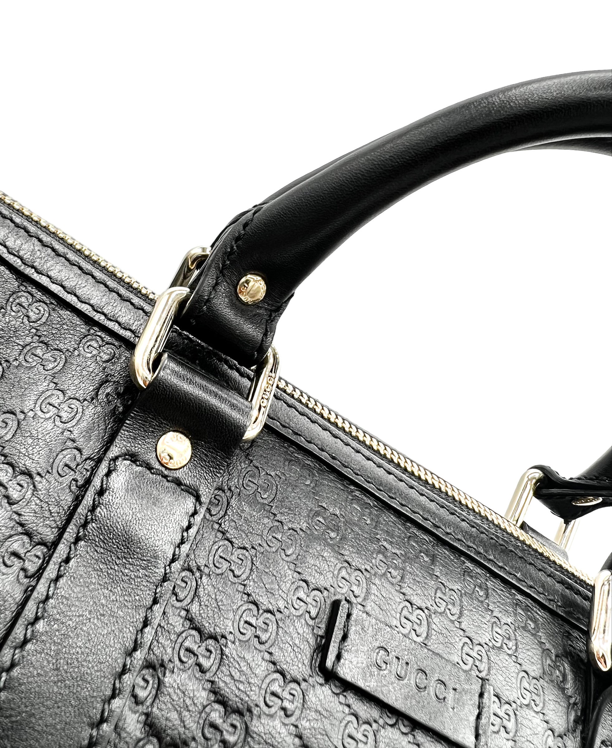 GUCCI MICROGUCCISSIMA MEDIUM JOY BOSTON BLACK