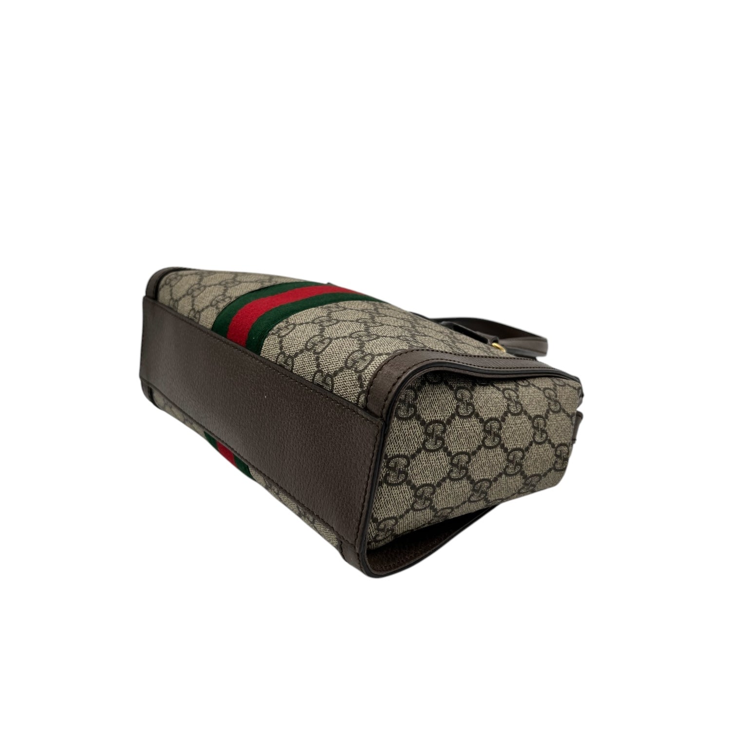 GUCCI GG SUPREME CANVAS OPHIDIA TOTE SMALL