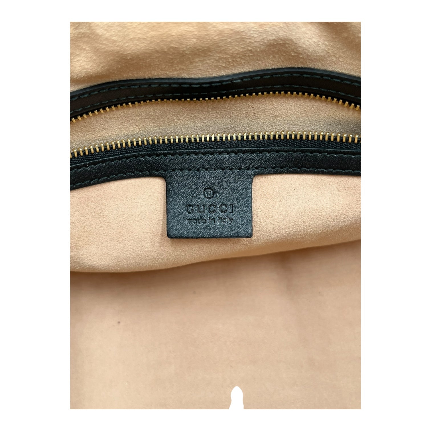 GUCCI BLACK GUCCISSIMA LEATHER SMALL TOTE BAG