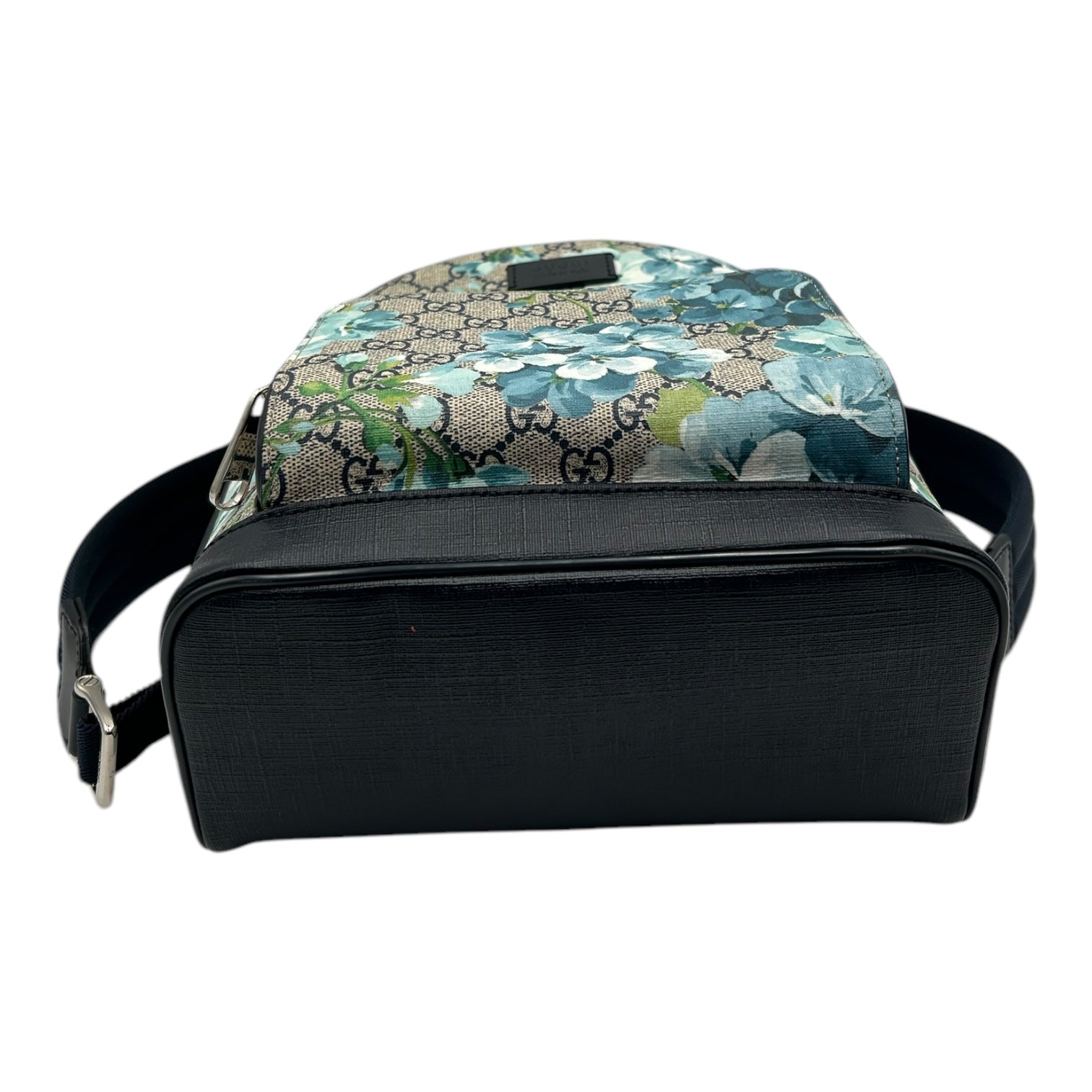 GUCCI GG SUPREME CANVAS BLOOMS BACKPACK SMALL BLUE