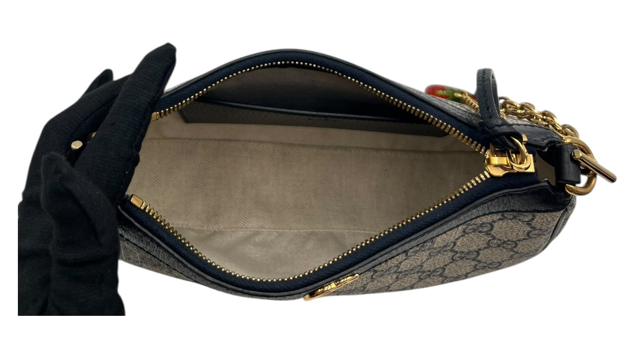 GUCCI OPHIDIA GG CANVAS SHOULDER BAG