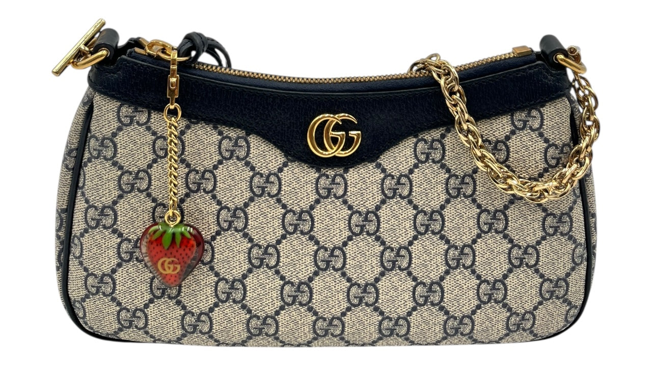 GUCCI OPHIDIA GG CANVAS SHOULDER BAG