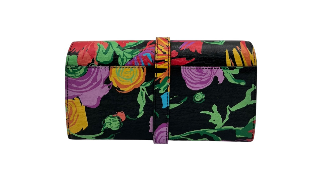 GUCCI JACKIE 1961 KEN SCOTT FLORAL WALLET ON CHAIN