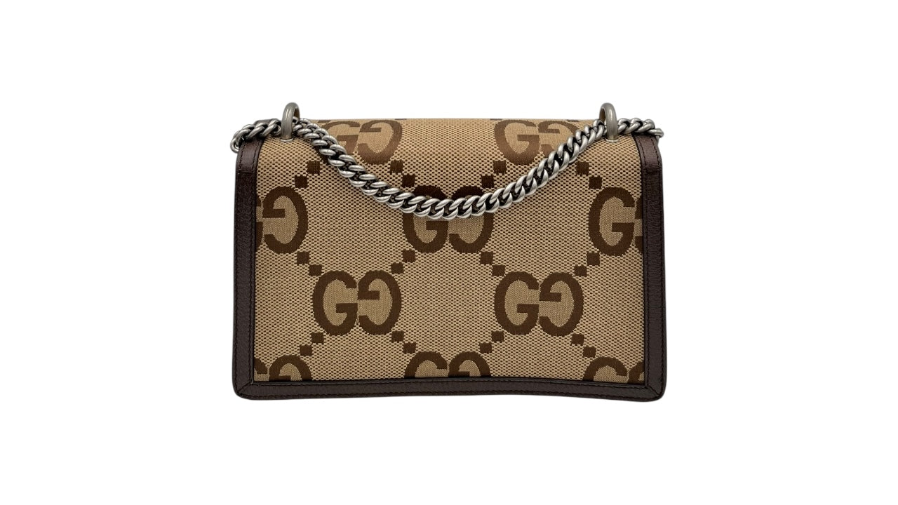 GUCCI DIONYSUS GG JUMBO CANVAS SHOULDER BAG