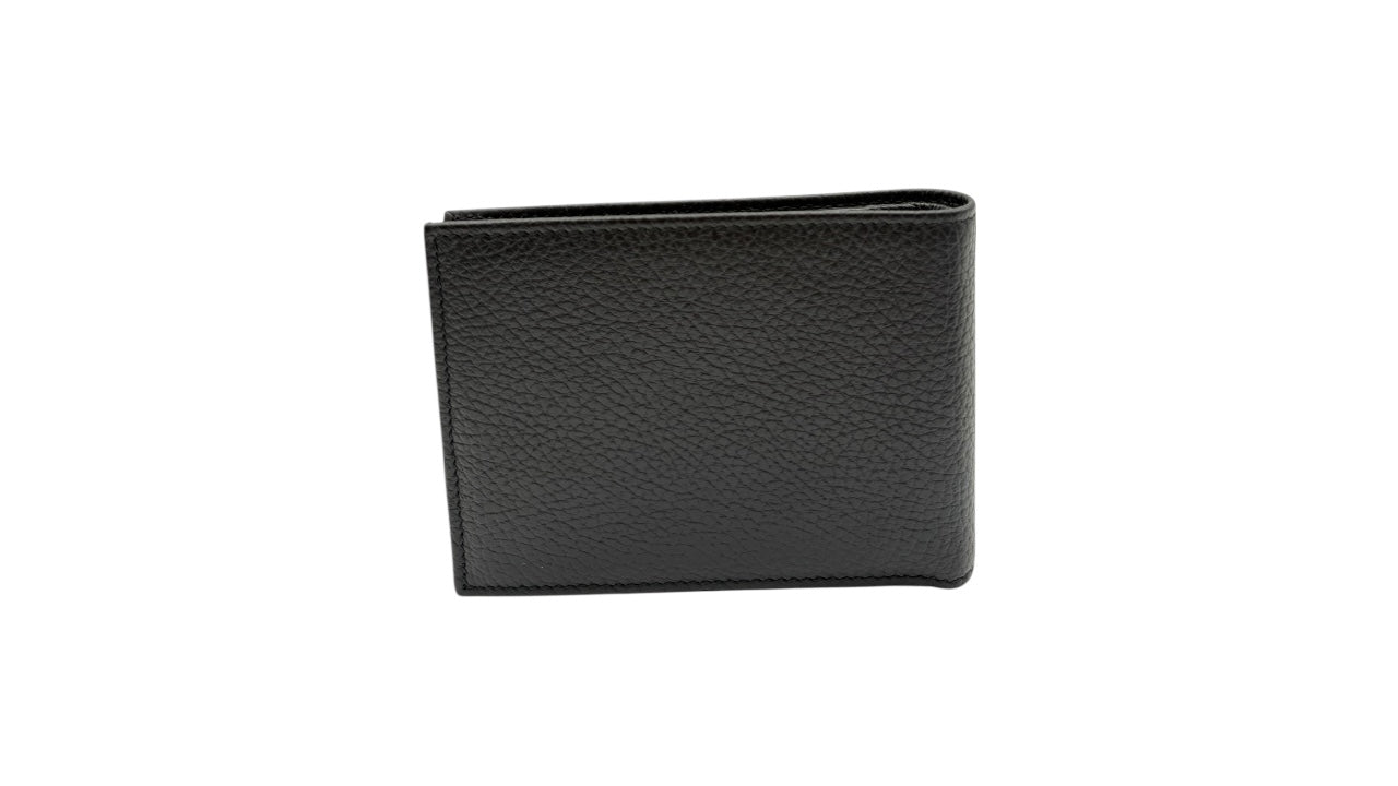 GUCCI BLACK GRAIN LEATHER BIFOLD WALLET