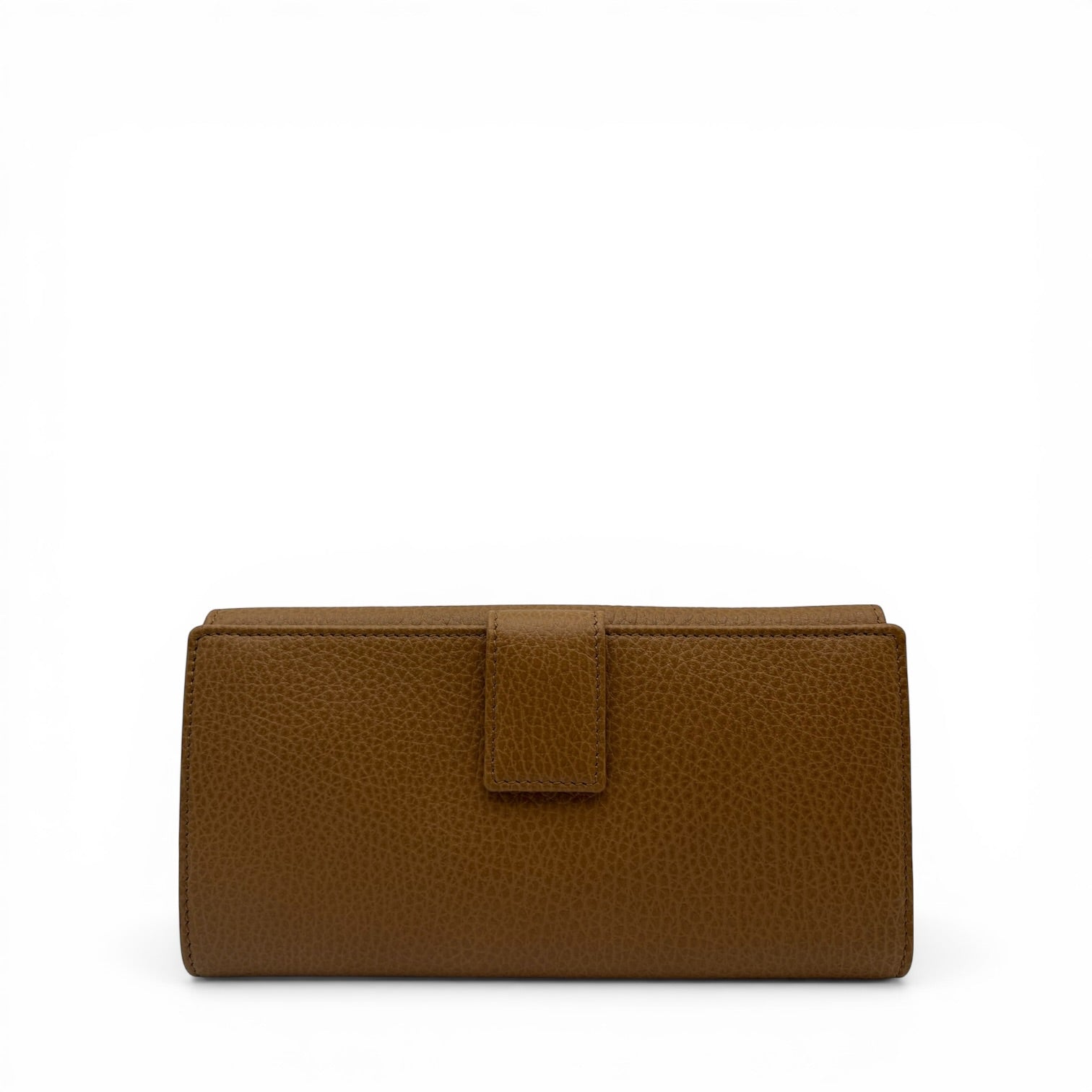 GUCCI BROWN CALFSKIN LONG WALLET