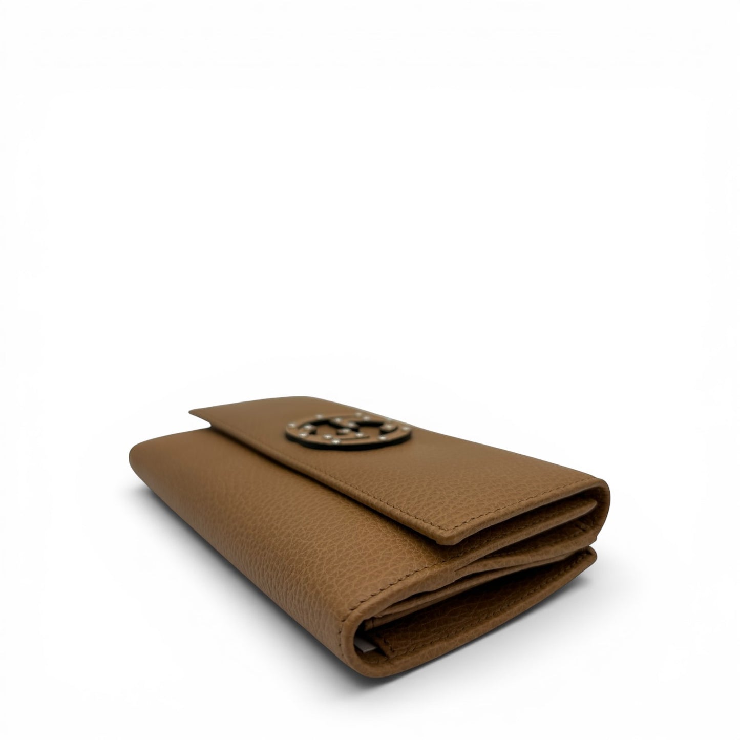 GUCCI BROWN CALFSKIN LONG WALLET