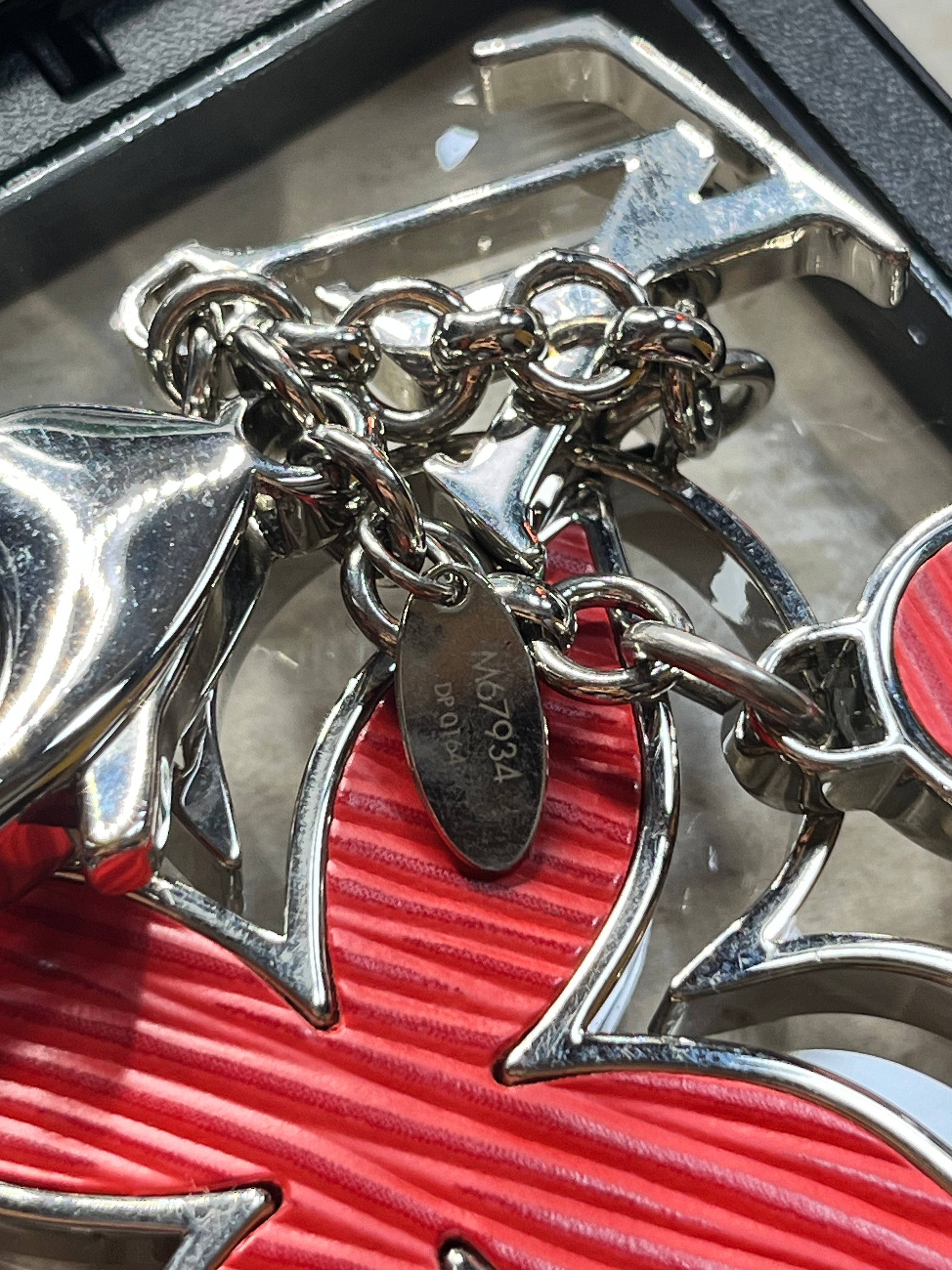 LOUIS VUITTON EPI RIMY BAG CHARM RED