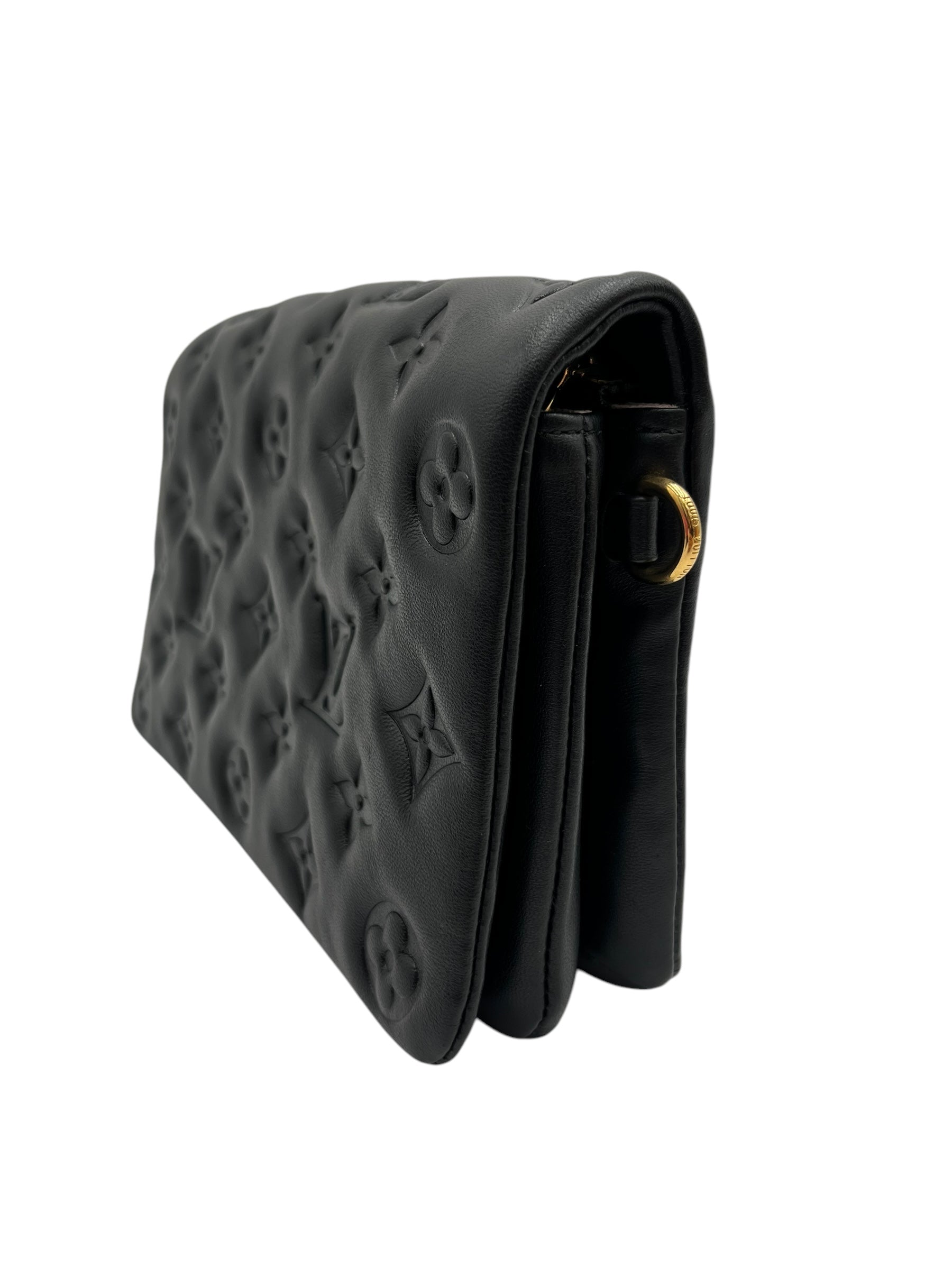 LOUIS VUITTON POCHETTE COUSSIN BLACK