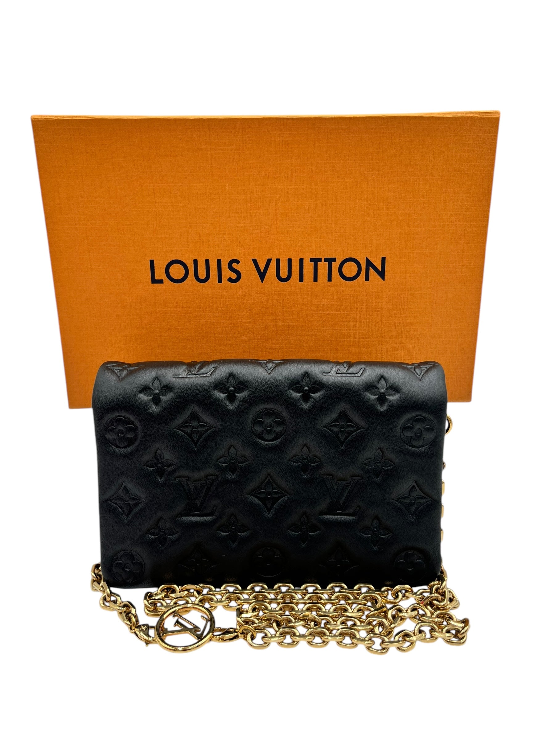 LOUIS VUITTON POCHETTE COUSSIN BLACK