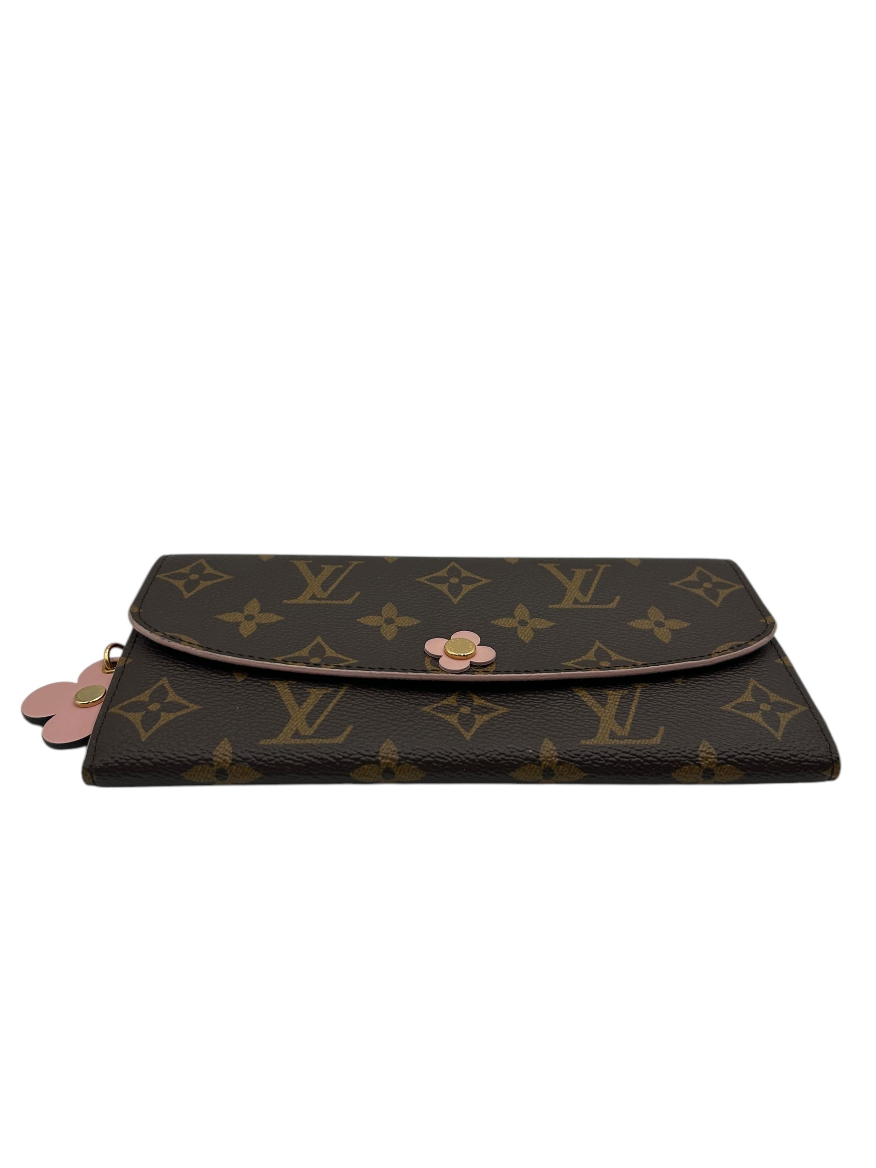 LOUIS VUITTON EMILIE WALLET BLOOMING FLOWER PINK