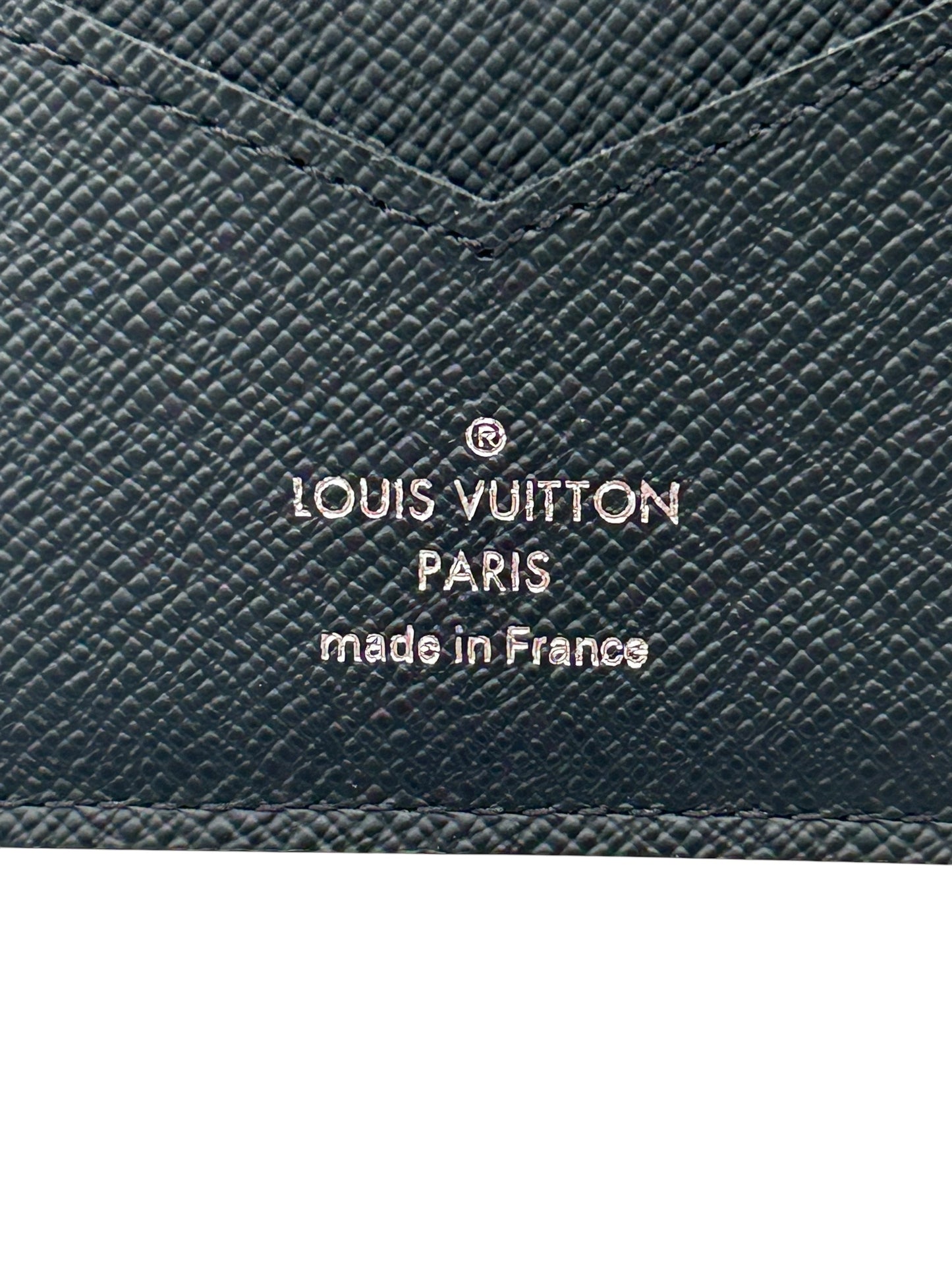 LOUIS VUITTON GRAPHITE CANVAS PASSPORT HOLDER
