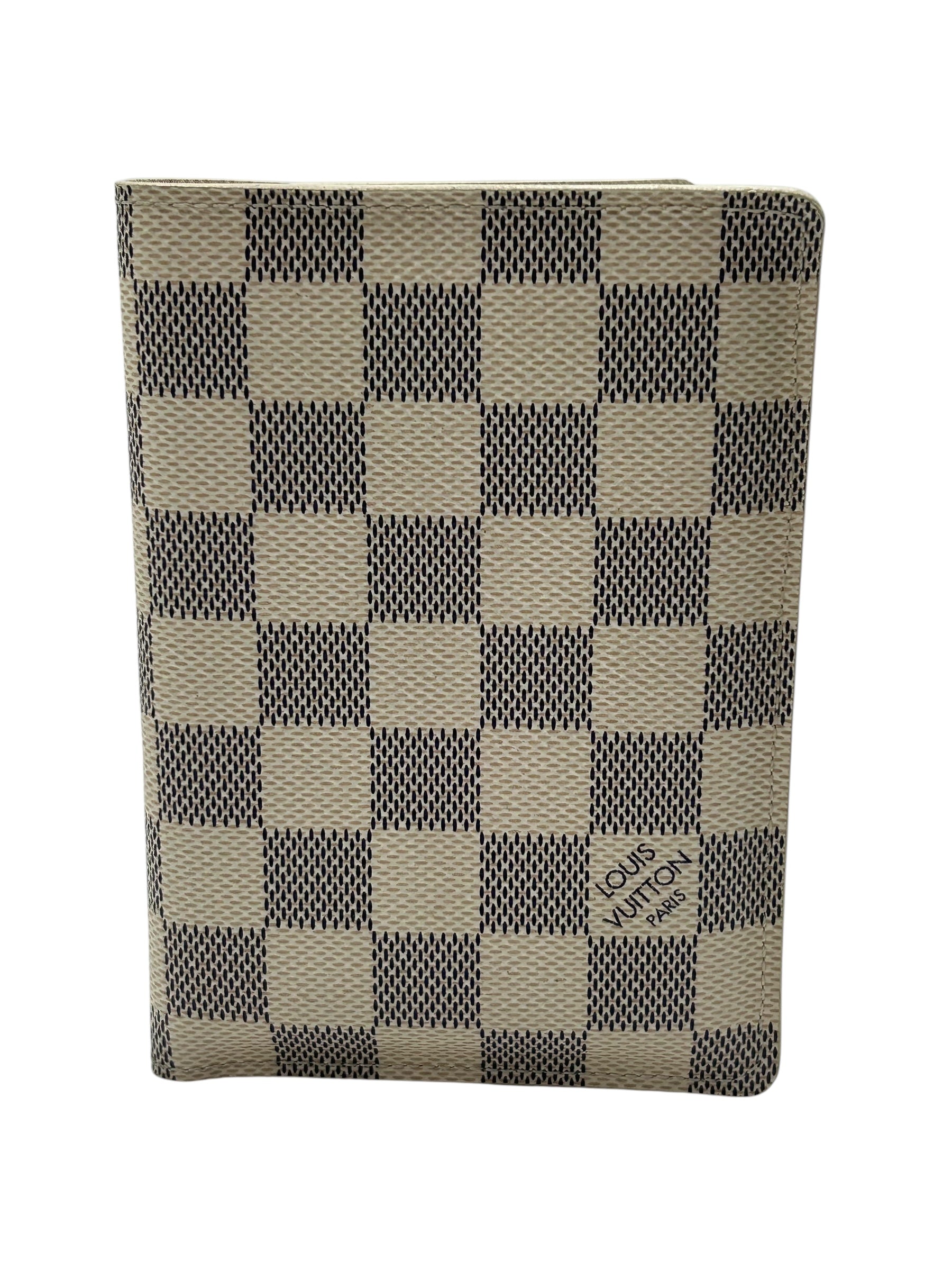 LOUIS VUITTON PASSPORT HOLDER DAMIER AZUR