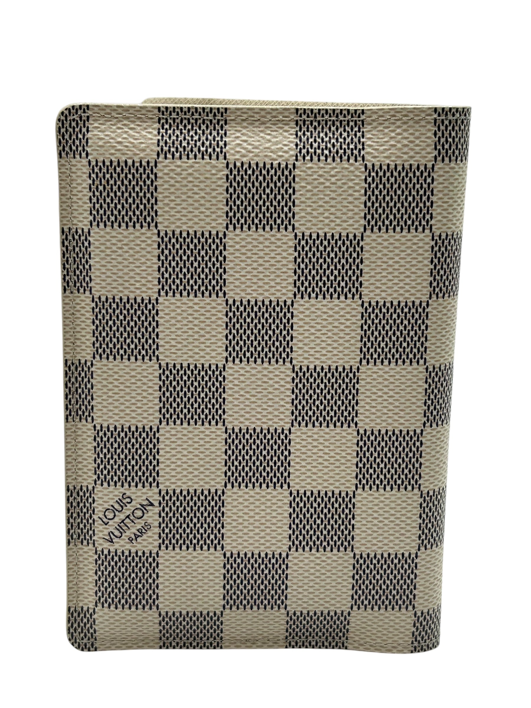 LOUIS VUITTON PASSPORT HOLDER DAMIER AZUR