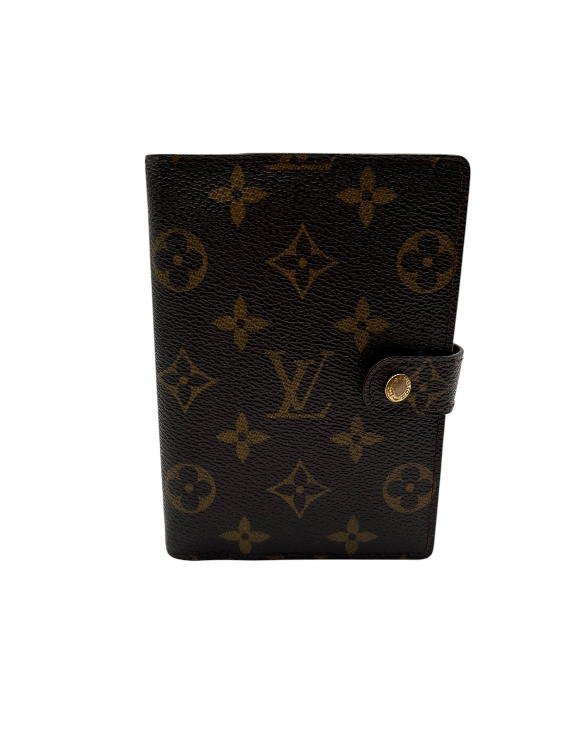 LOUIS VUITTON AGENDA MONOGRAM BROWN NOTEBOOK HOLDER