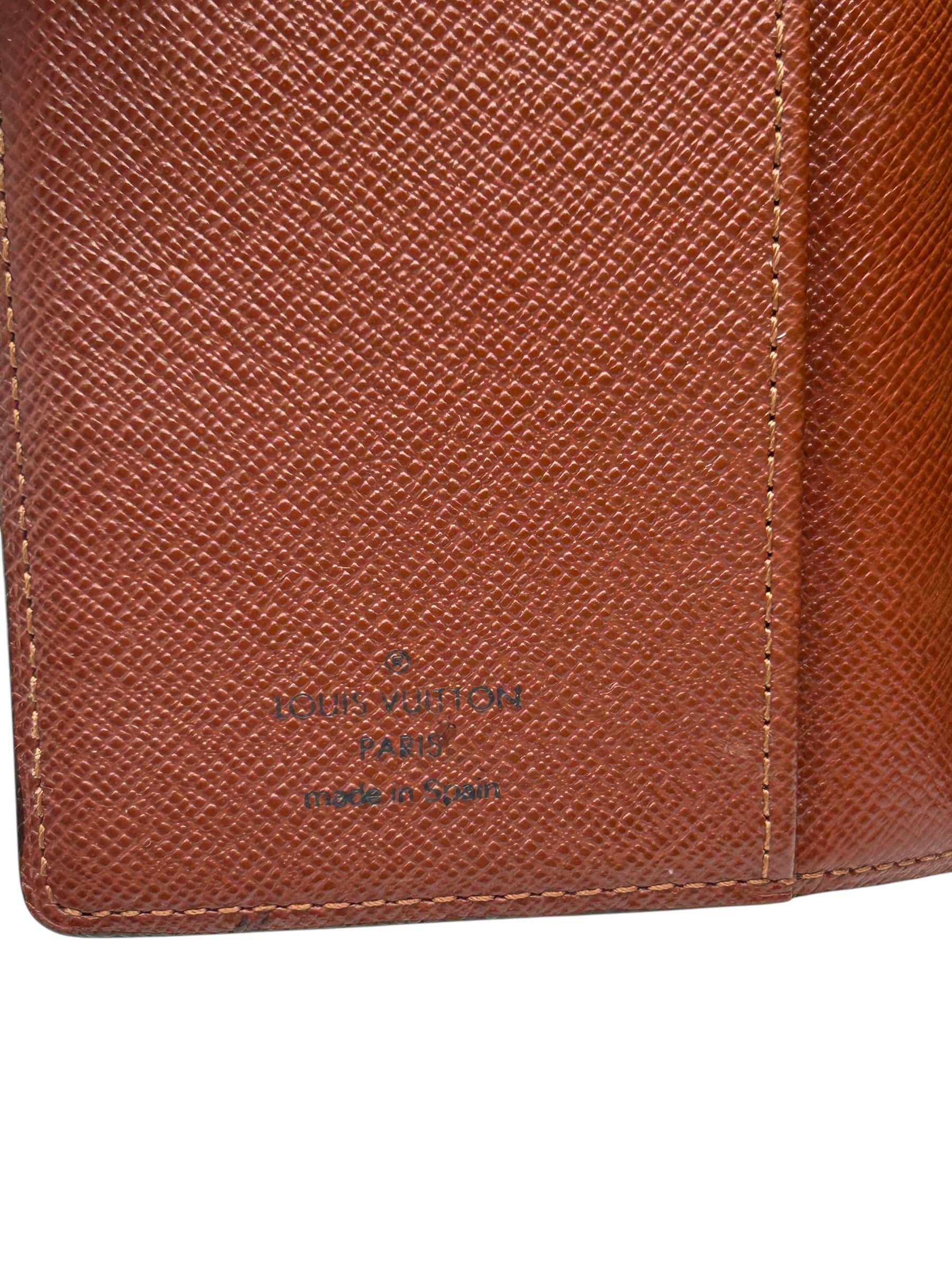 LOUIS VUITTON AGENDA MONOGRAM BROWN NOTEBOOK HOLDER