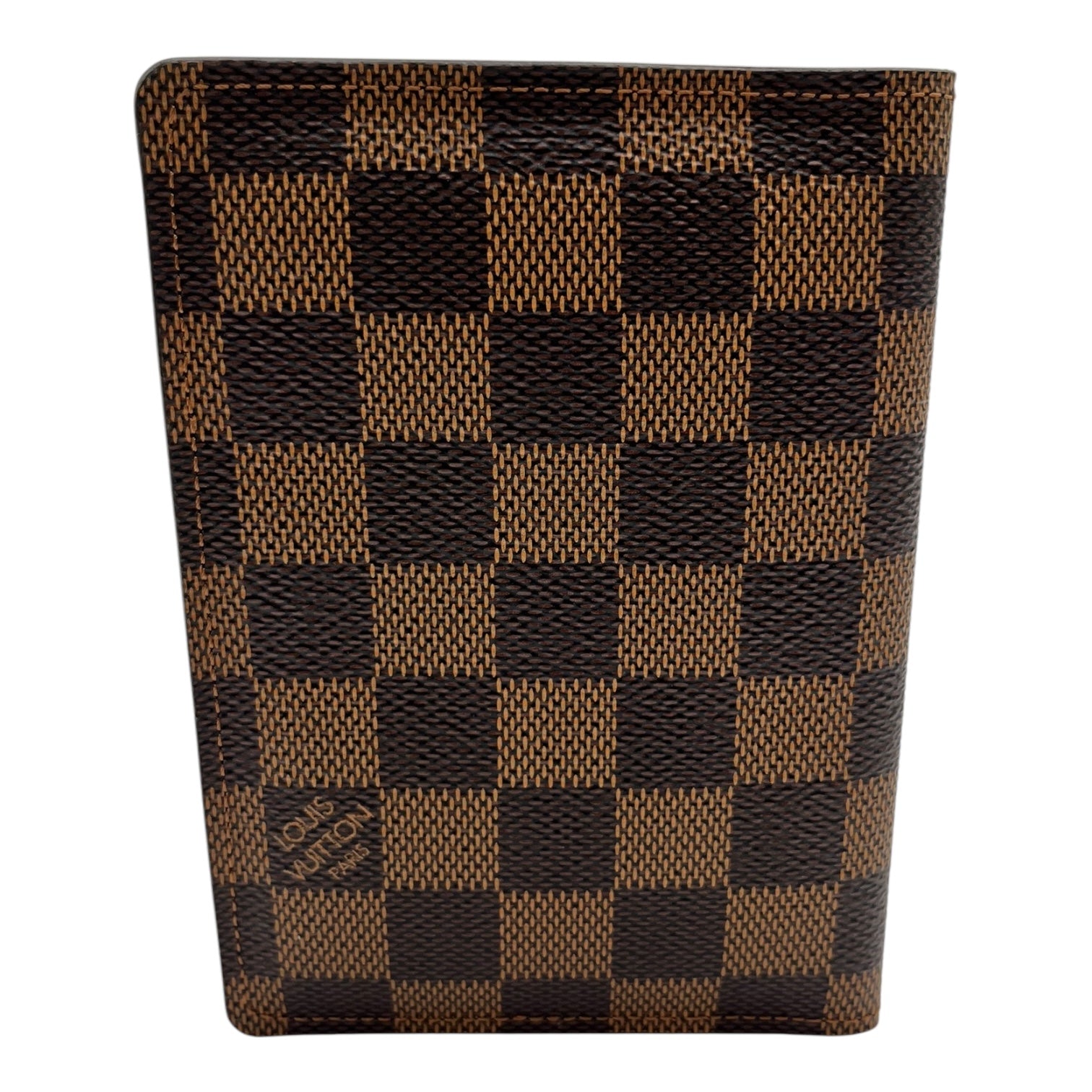 LOUIS VUITTON DAMIER EBENE CANVAS PASSPORT HOLDER