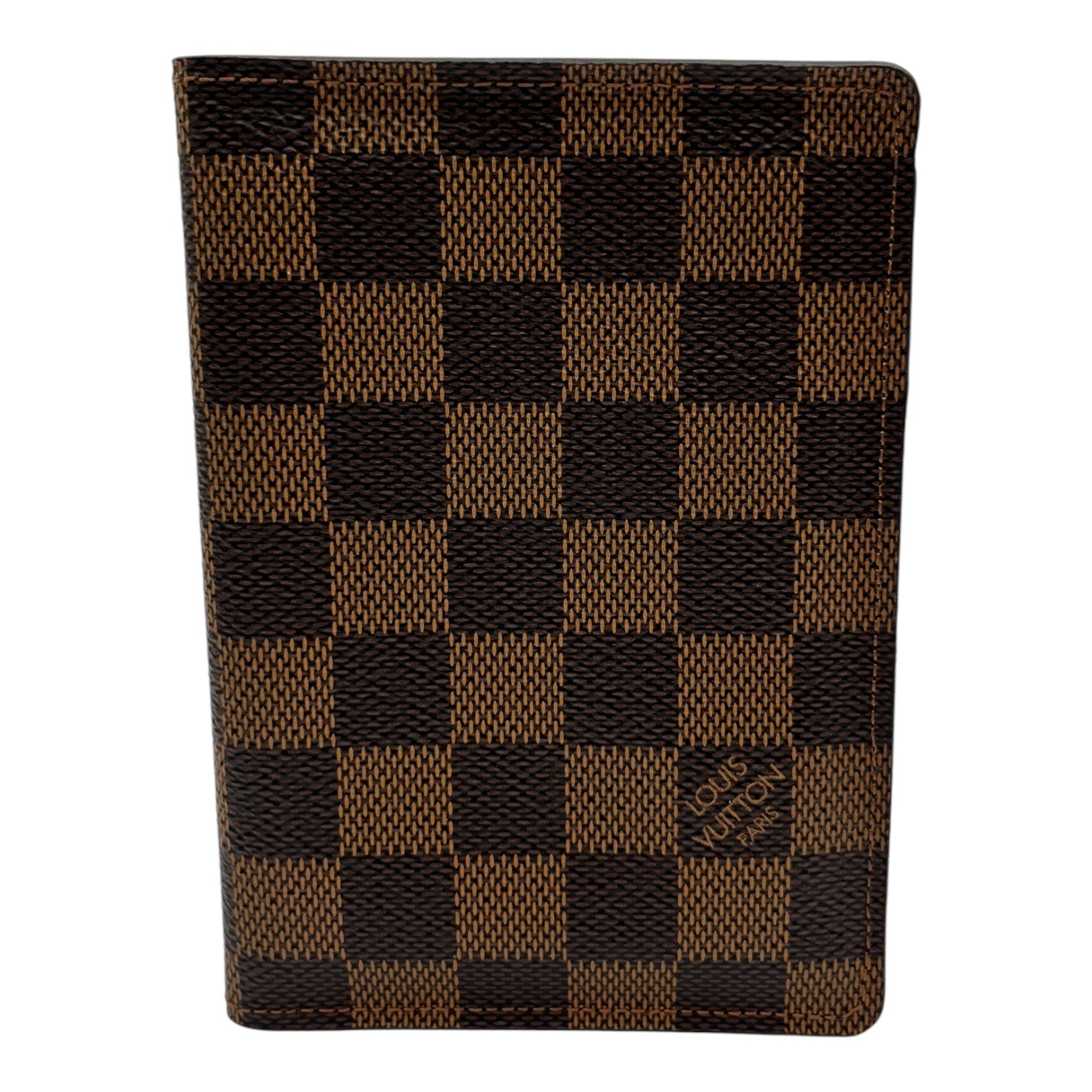 LOUIS VUITTON DAMIER EBENE CANVAS PASSPORT HOLDER