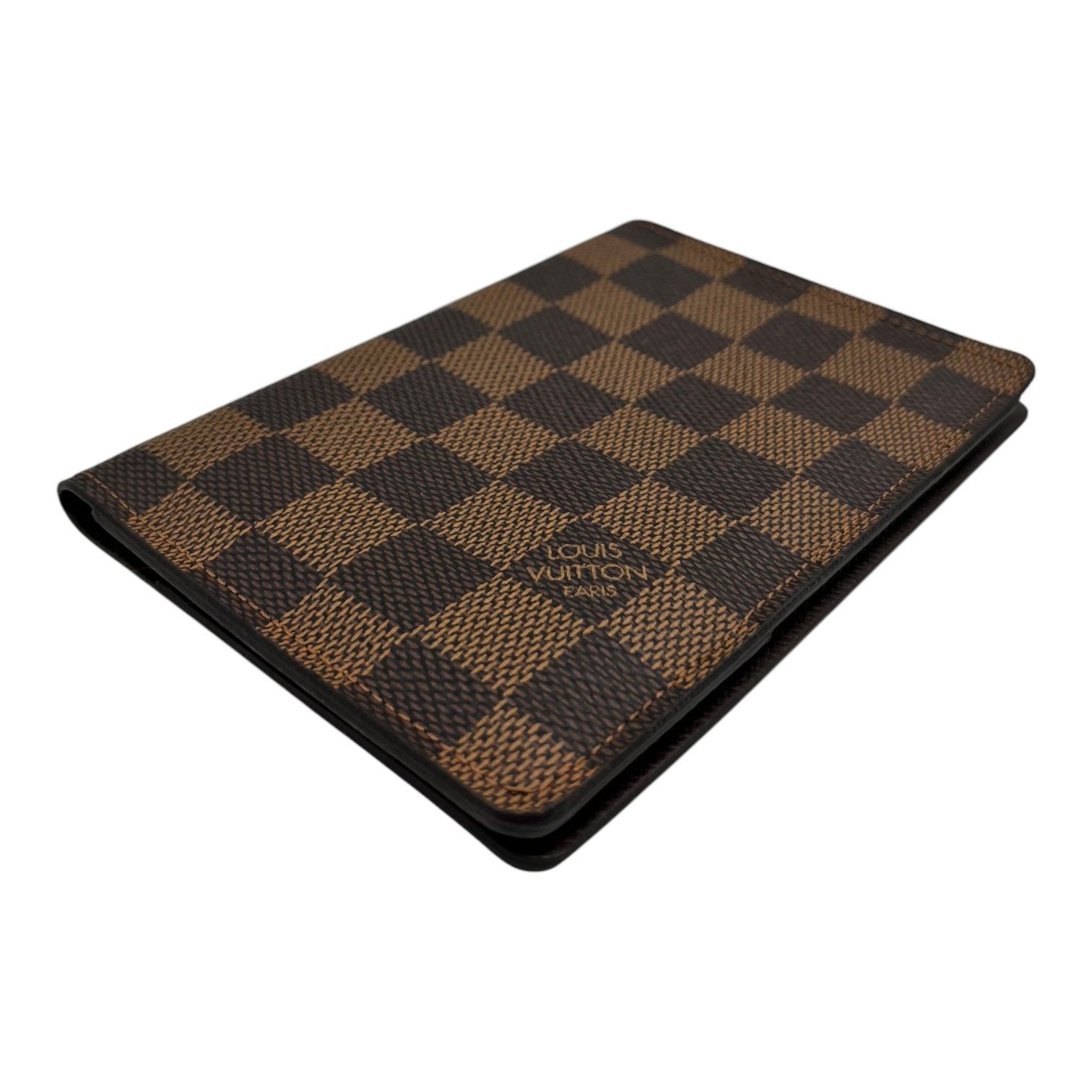 LOUIS VUITTON DAMIER EBENE CANVAS PASSPORT HOLDER