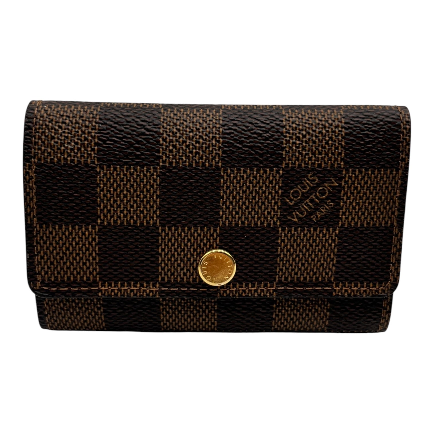LOUIS VUITTON MICRO DAMIER EBENE KEY POUCH