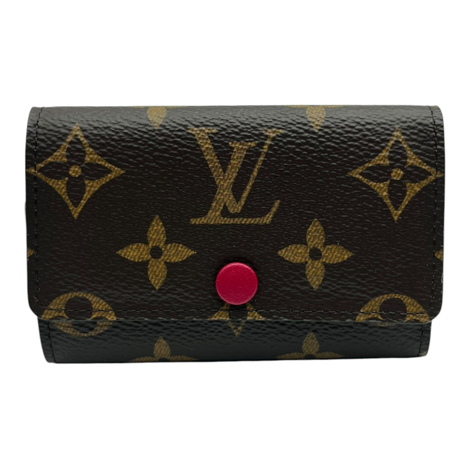LOUIS VUITTON MONOGRAM KEY HOLDER (burgundy)