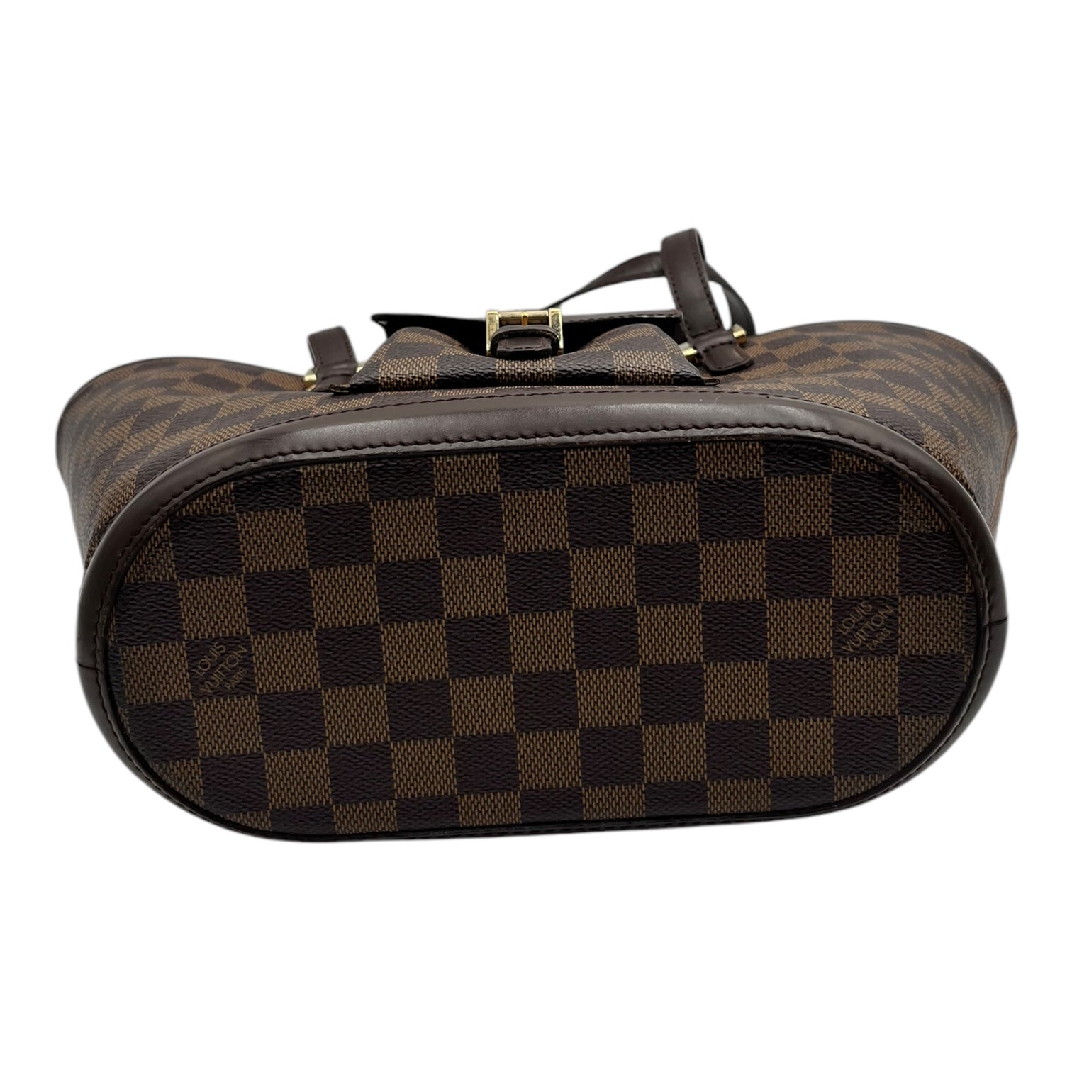 LOUIS VUITTON DAMIER EBENE MANOSQUE PM HANDBAG