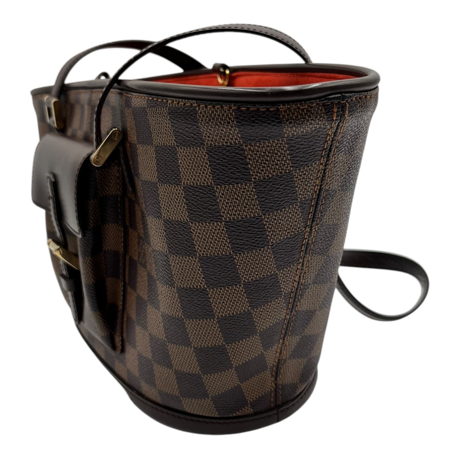 LOUIS VUITTON DAMIER EBENE MANOSQUE PM HANDBAG