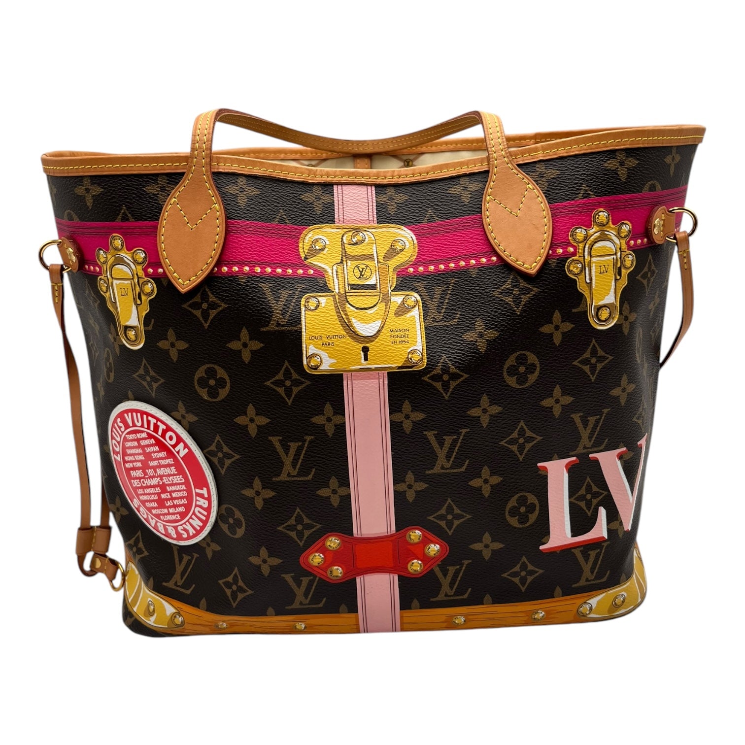 LOUIS VUITTON NEVERFULL MM MONOGRAM CANVAS SUMMER TRUNK