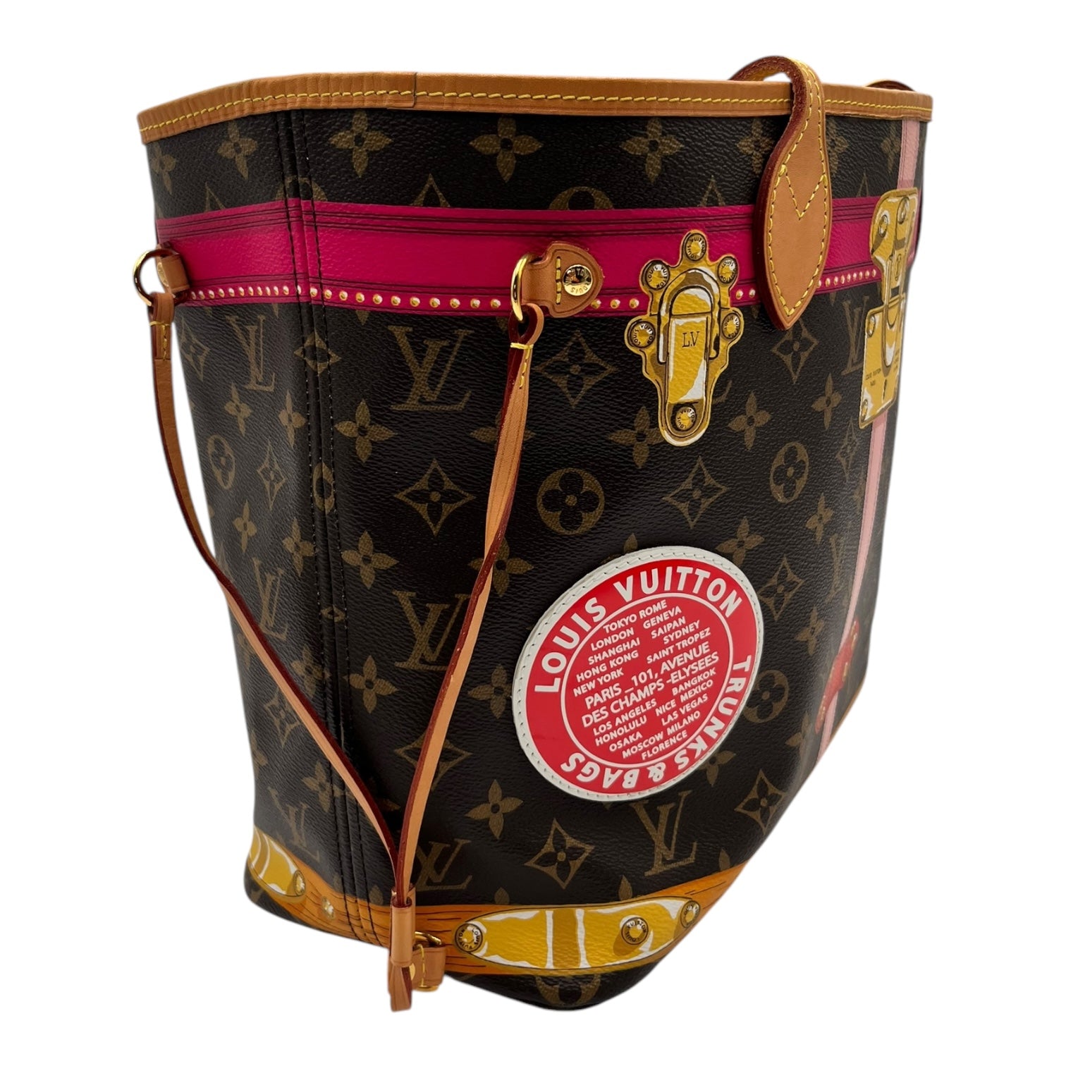 LOUIS VUITTON NEVERFULL MM MONOGRAM CANVAS SUMMER TRUNK
