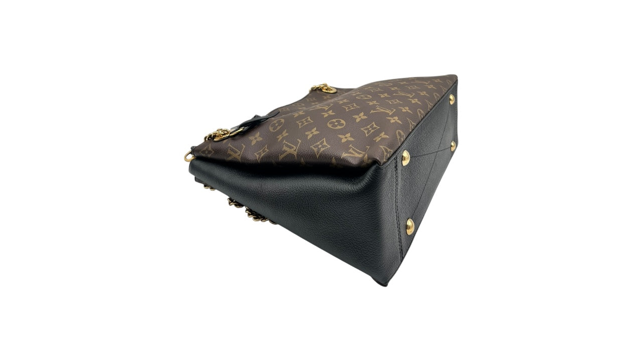 LOUIS VUITTON SURENE MM MONOGRAM CANVAS LEATHER TOTE
