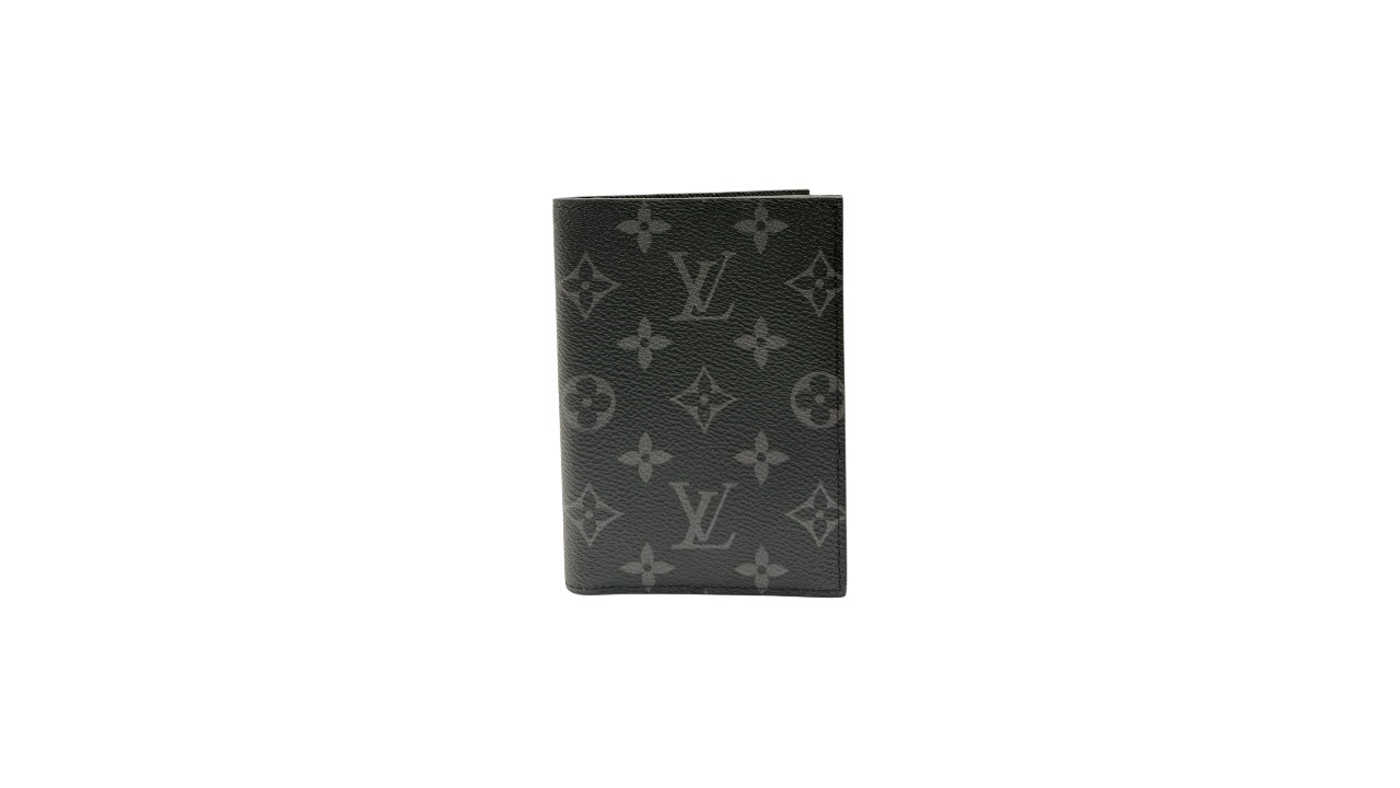 LOUIS VUITTON PASSAPORT BLACK MONOGRAM HOLDER