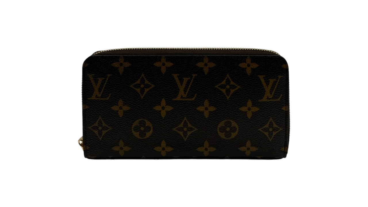 LOUIS VUITTON ZIPPY WALLET MONOGRAM BROWN