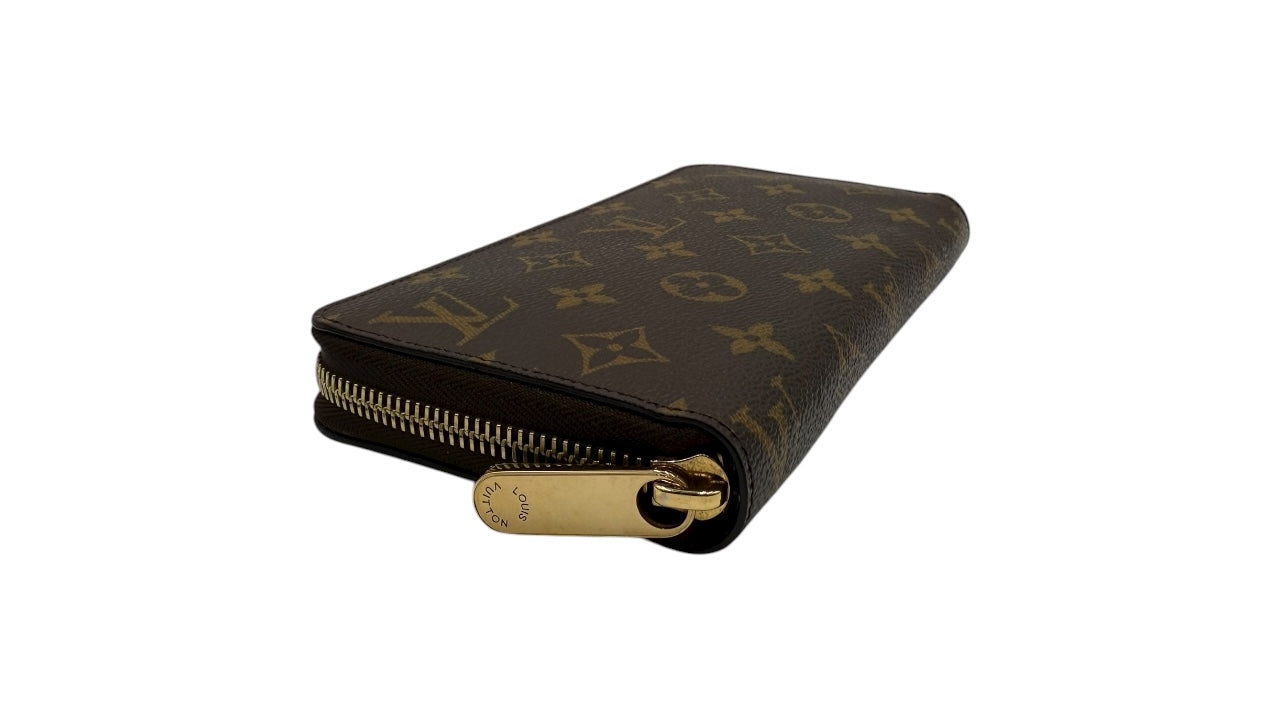 LOUIS VUITTON ZIPPY WALLET MONOGRAM BROWN