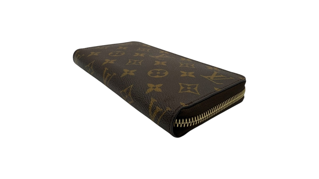 LOUIS VUITTON ZIPPY WALLET MONOGRAM BROWN
