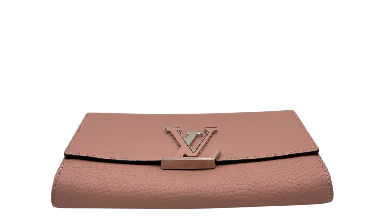 LOUIS VUITTON MAGNOLIA TAURILLON LEATHER CAPUCINE WALLET
